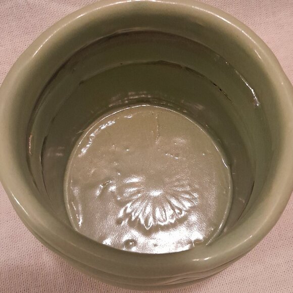 Celadon Glaze Art Pottery Crock - Picture 4 of 4